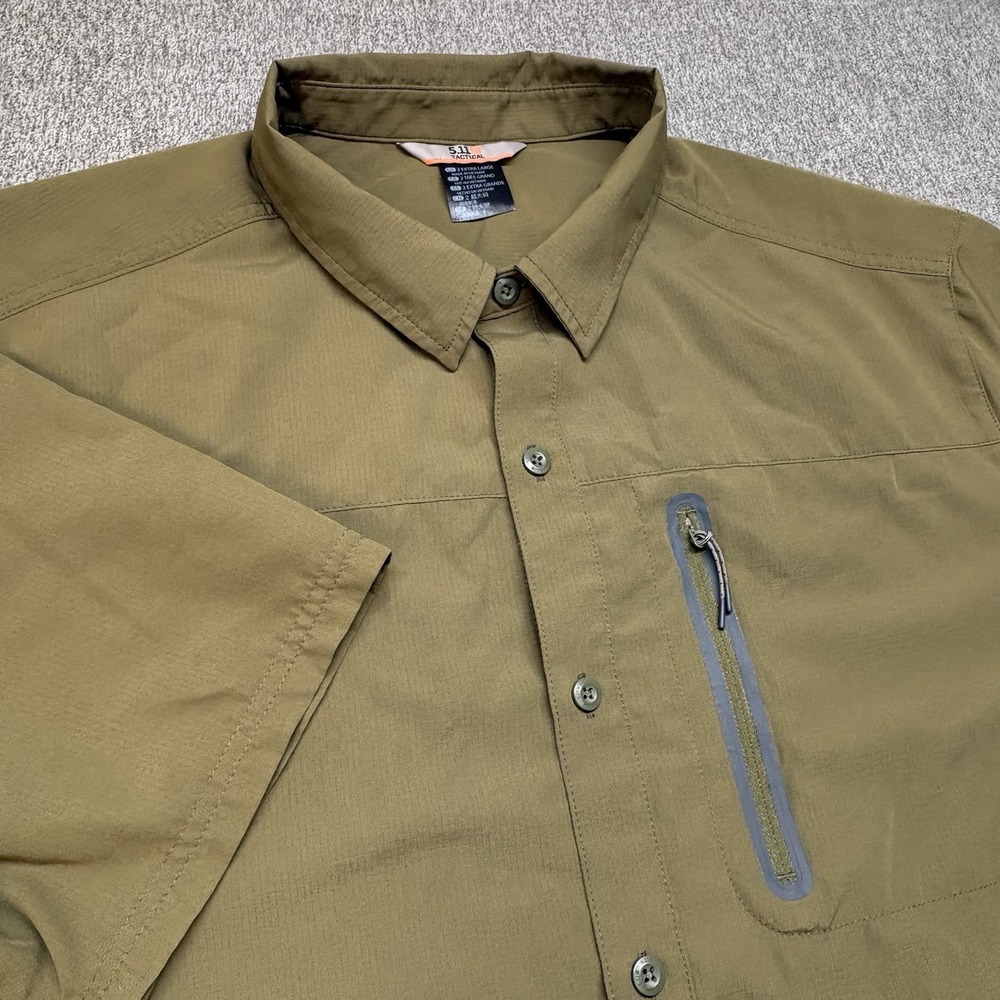 5.11 Tactical Marksman Utility Ripstop Short Sleeve Shirt UPF 50 Mens Sz 2XL